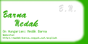 barna medak business card